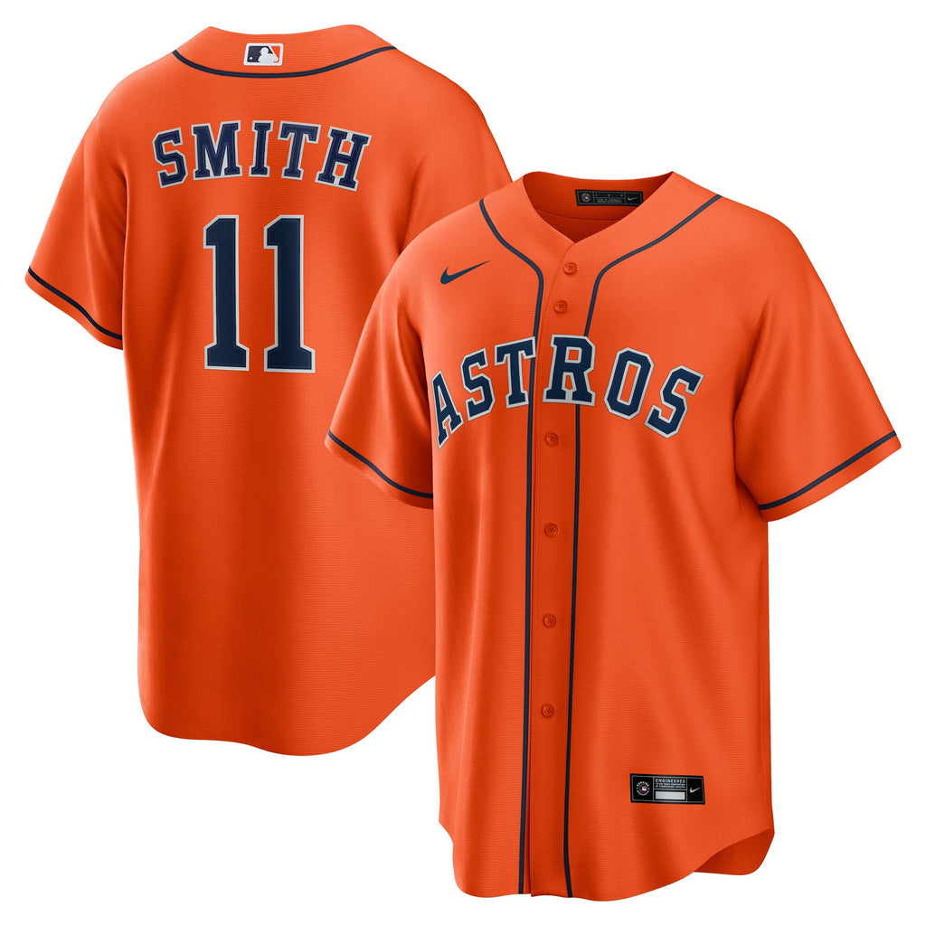 Houston Astros Cam Smith Nike Orange Alternate Replica Jersey