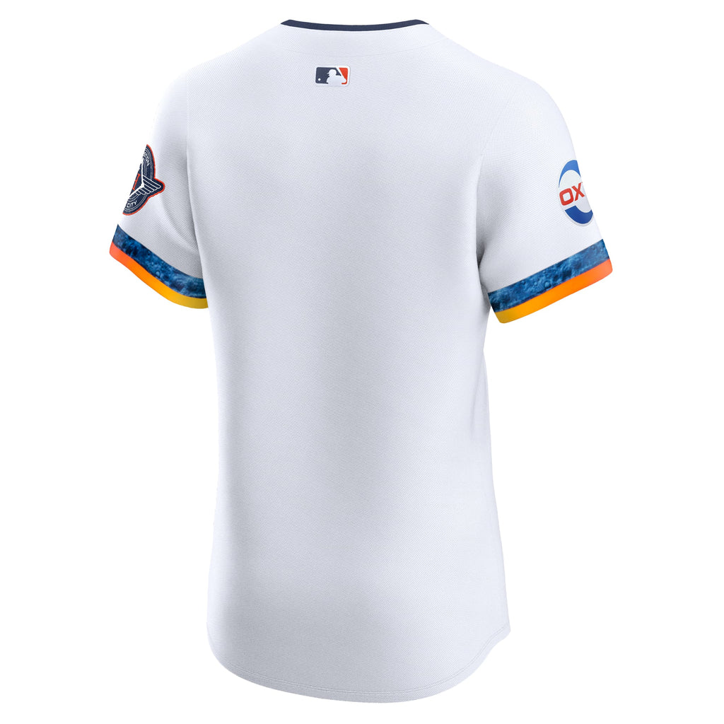 Houston Astros Nike White 2025 City Connect Elite Jersey