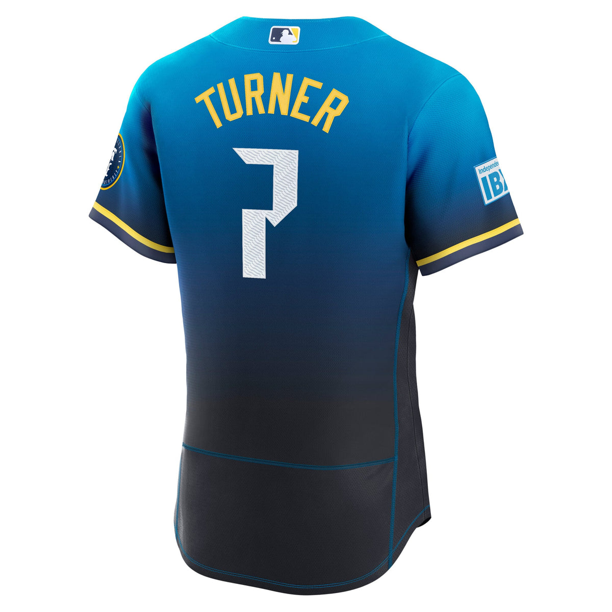 Philadelphia Phillies Trea Turner Nike Navy City Connect Authentic Sponsor Patch Jersey