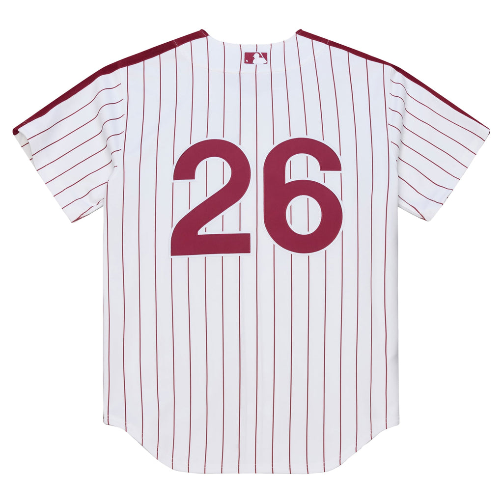 Philadelphia Phillies Chase Utley Mitchell & Ness White 2003 Cooperstown Collection Authentic Jersey