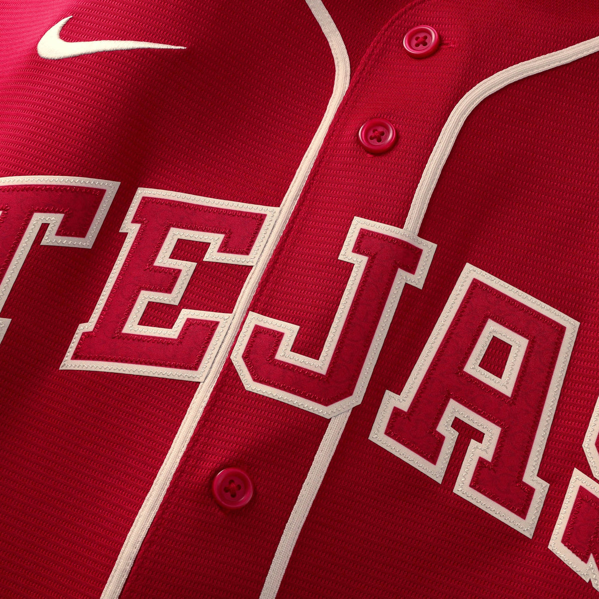 Texas Rangers Jacob deGrom Nike Red 2026 City Connect Stadium Jersey