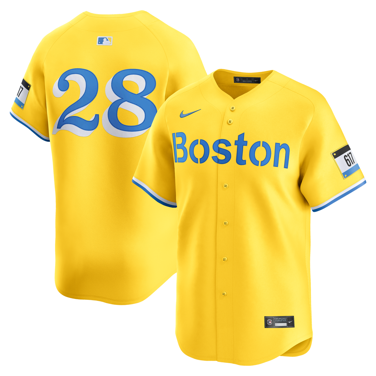 Boston Red Sox Kristian Campbell Nike Gold Alternate Limited Jersey