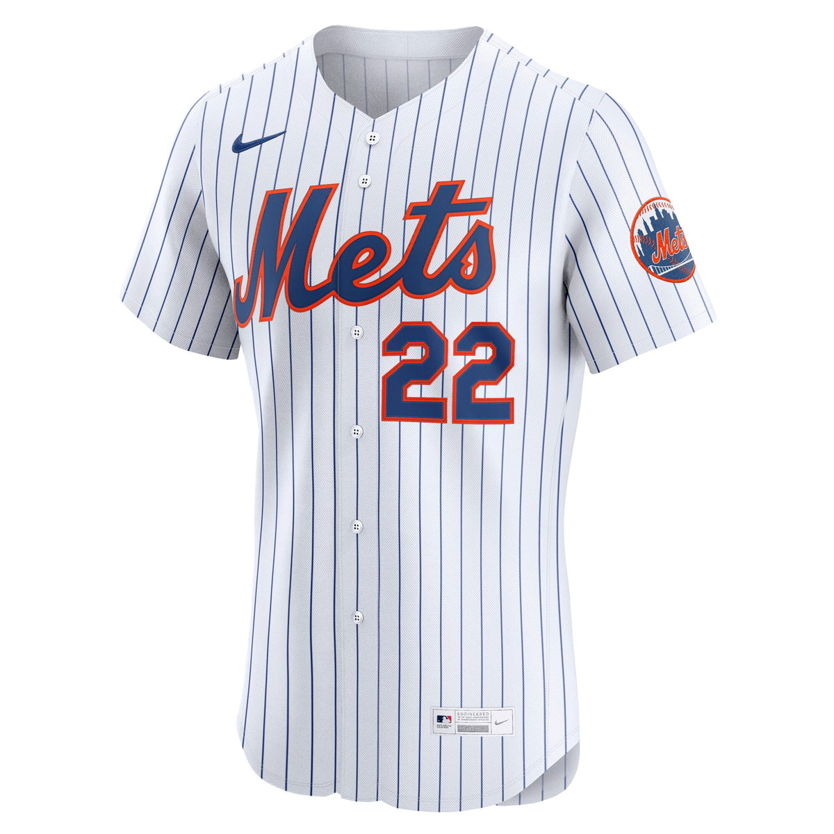 New York Mets Juan Soto Nike White Home Elite Jersey