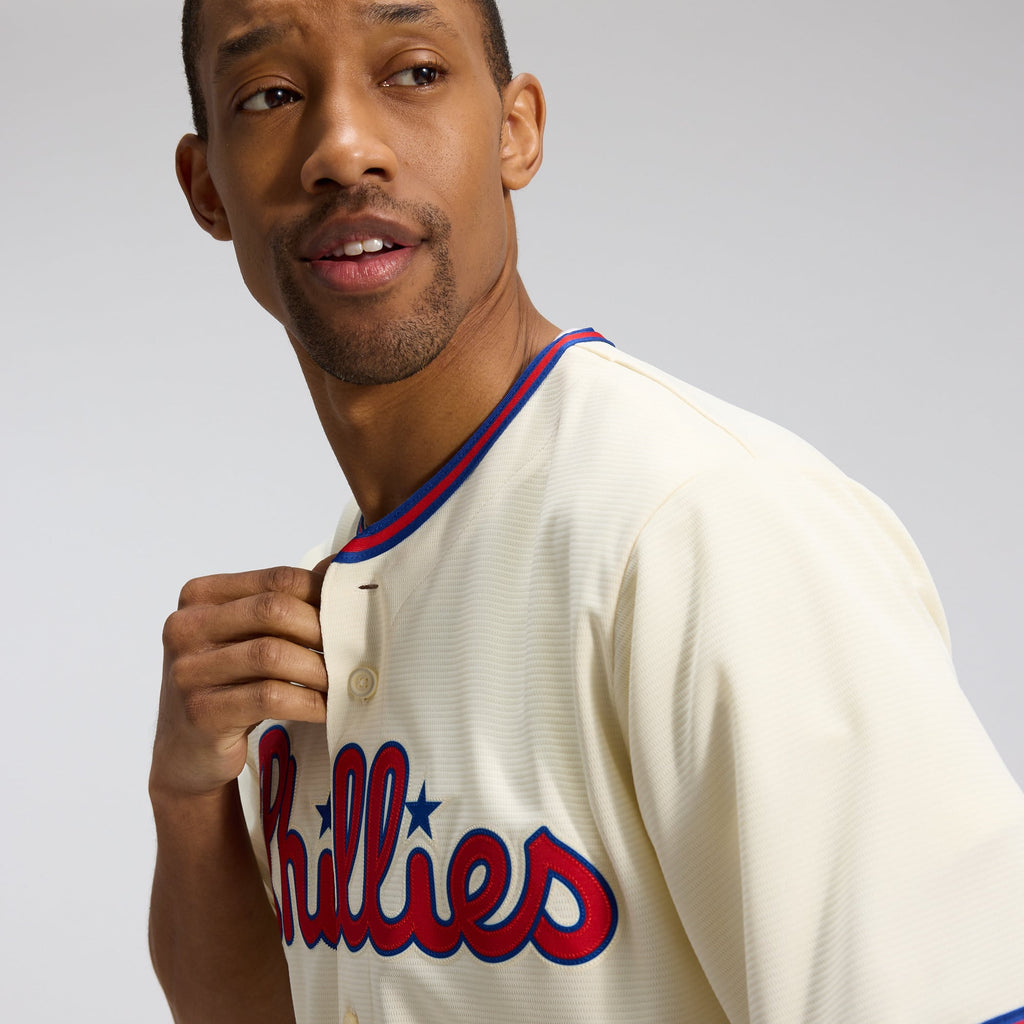 Philadelphia Phillies Nike Cream Alternate Replica Jersey