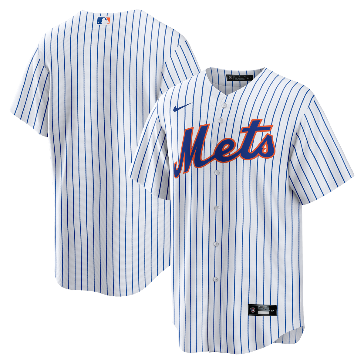 New York Mets Nike White Home Big & Tall Replica Jersey