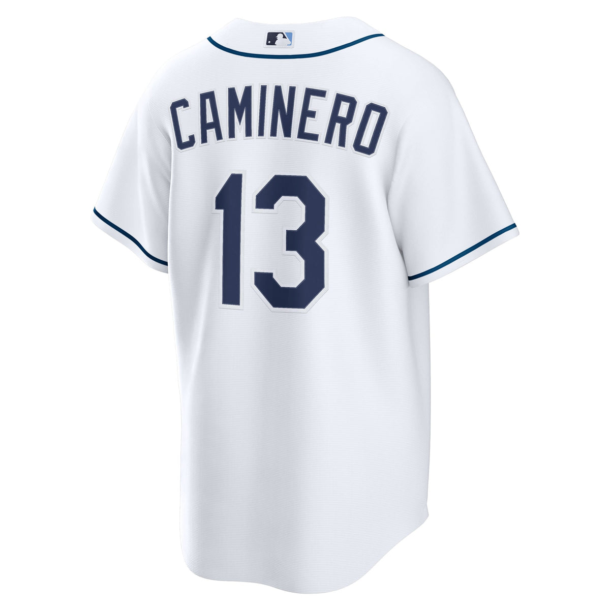 Tampa Bay Rays Junior Caminero Nike White Home Replica Jersey
