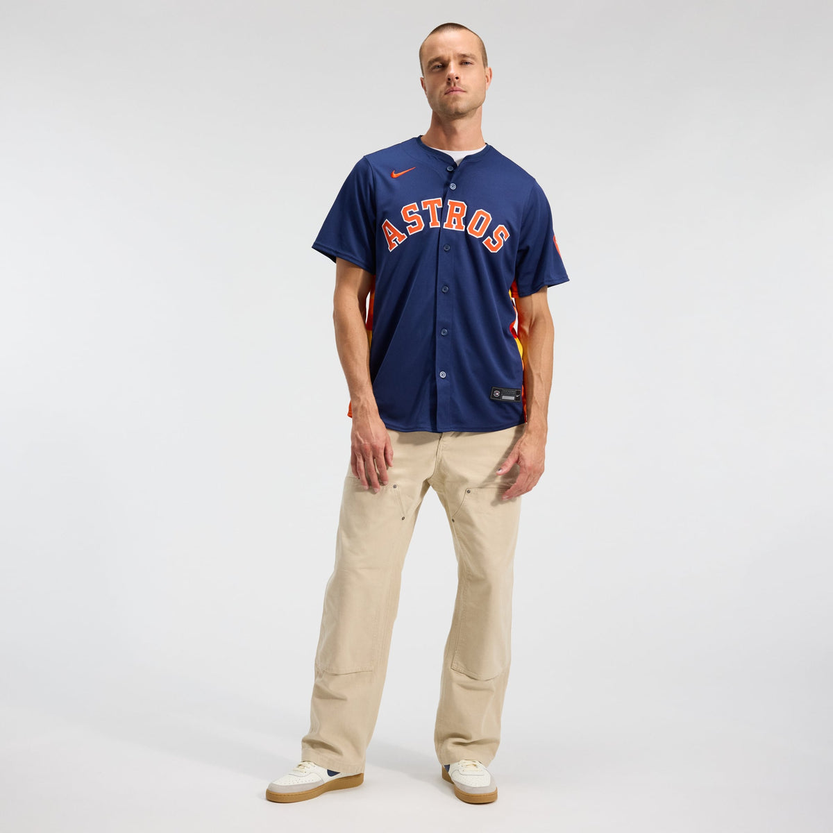 Houston Astros Jose Altuve Nike Navy Alternate Limited Player Jersey