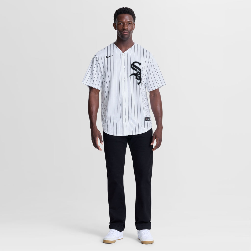 Chicago White Sox Huascar Brazoban Nike White Home Replica Jersey