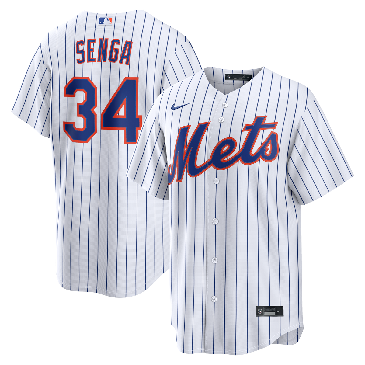 New York Mets Kodai Senga Nike White Home Replica Jersey
