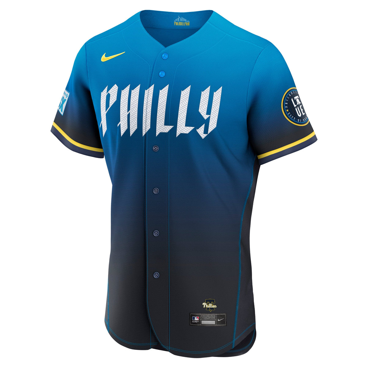 Philadelphia Phillies Trea Turner Nike Navy City Connect Authentic Sponsor Patch Jersey