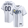 Tampa Bay Rays Nike White Home Replica Custom Jersey