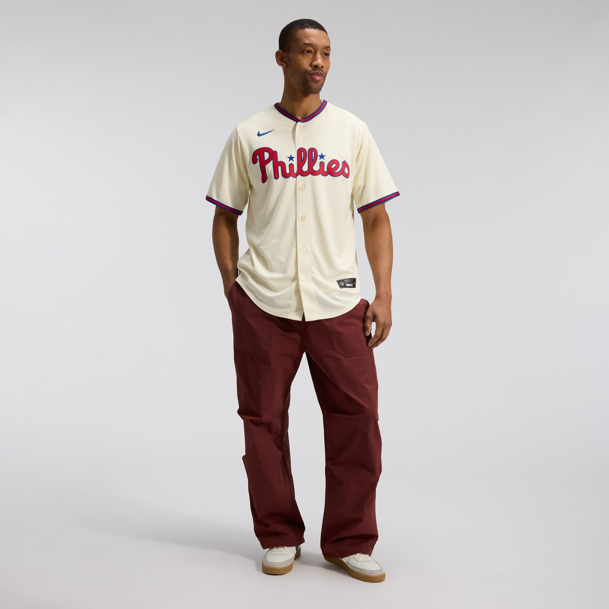 Philadelphia Phillies Nike Cream Alternate Replica Jersey
