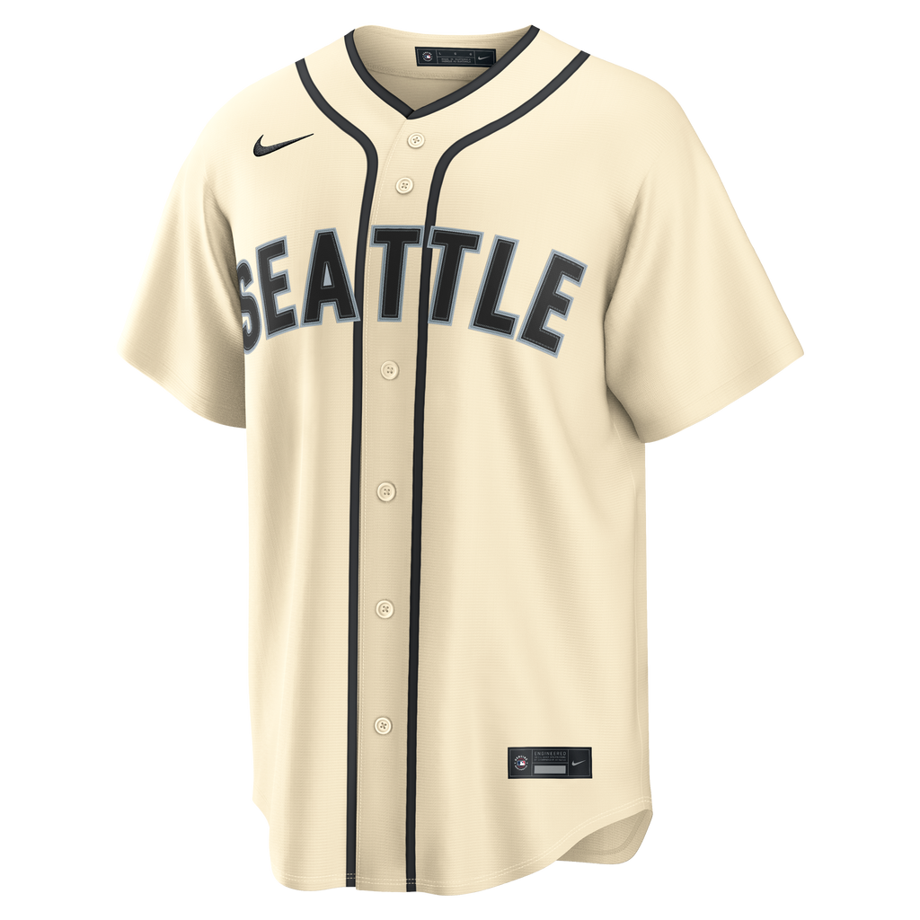 Seattle Mariners Cal Raleigh Nike Teal Alternate Replica Jersey