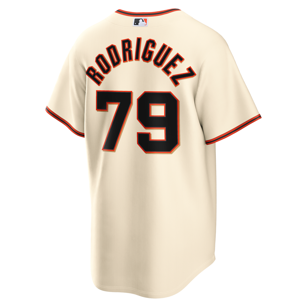 San Francisco Giants Jesus Rodriguez Nike Cream Home Replica Jersey