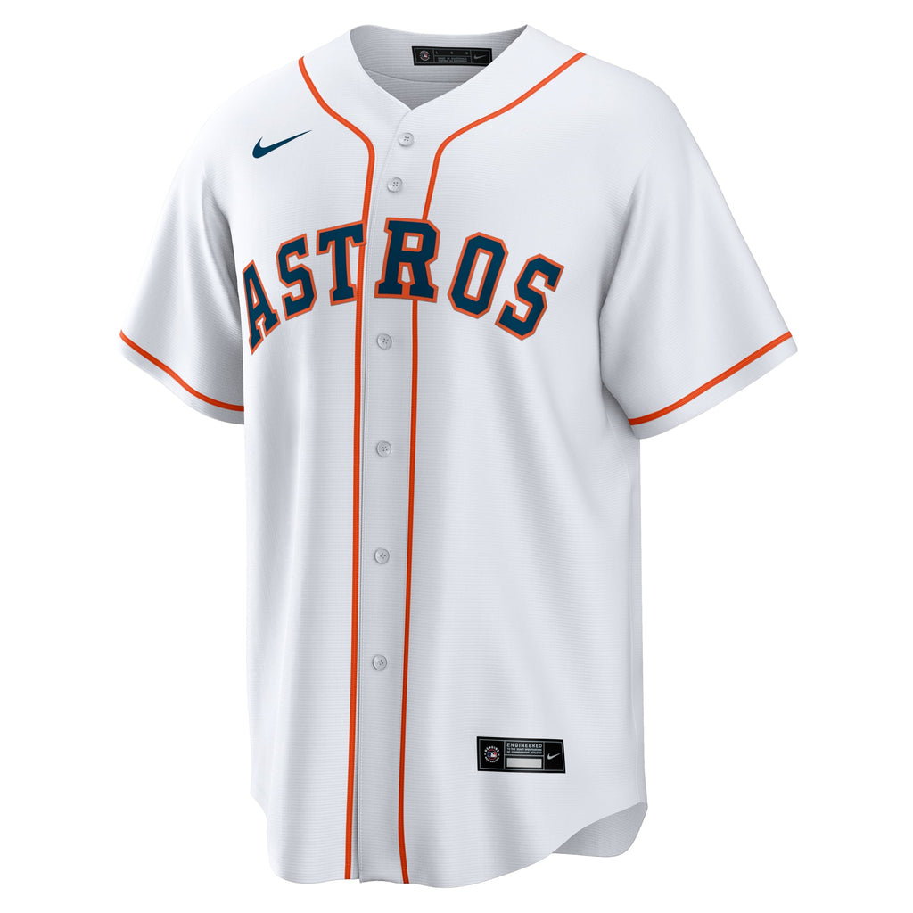 Houston Astros Nike White #1 Groom Home Replica Jersey