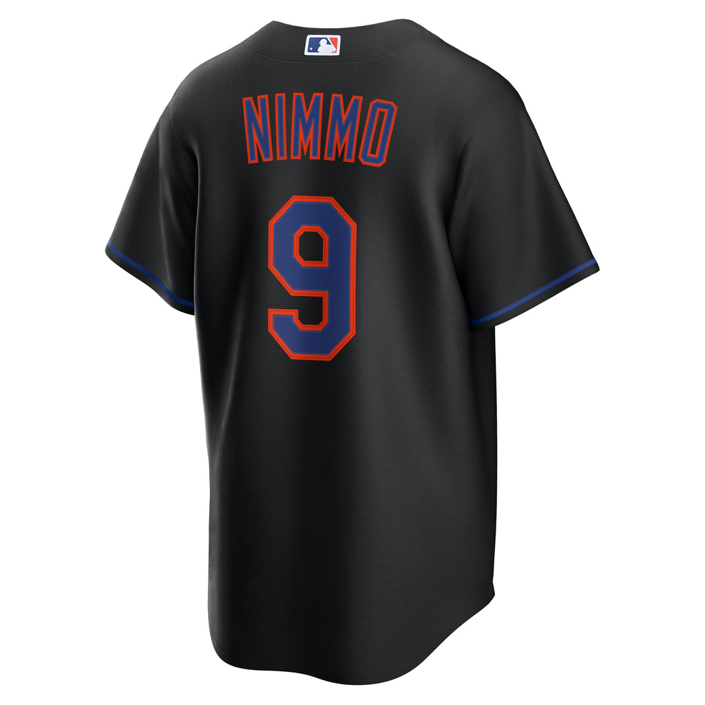 New York Mets Brandon Nimmo Nike Black Alternate Replica Jersey