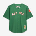 Boston Red Sox David Ortiz Mitchell & Ness Kelly Green Big & Tall Cooperstown Collection Mesh Batting Practice Jersey