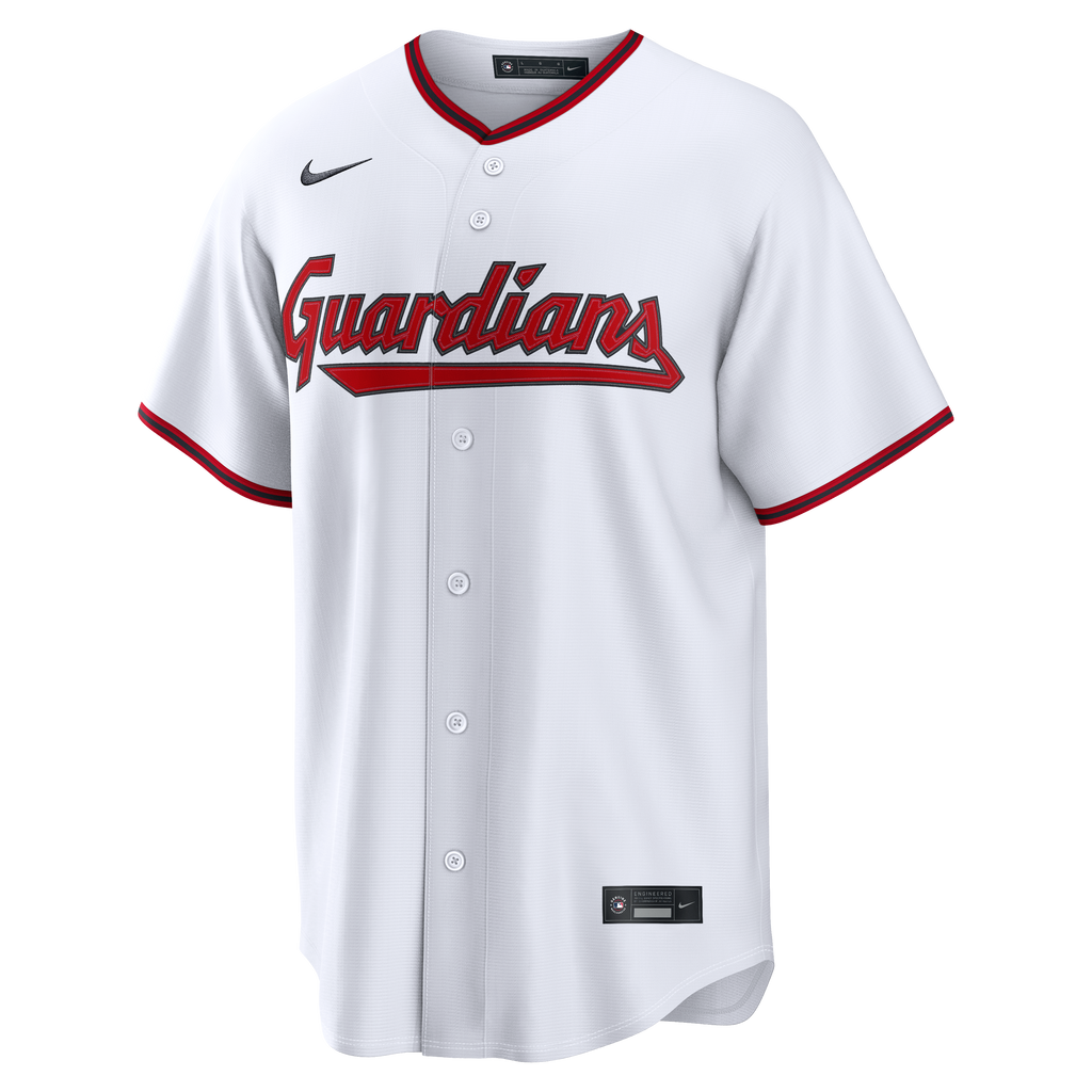 Cleveland Guardians Nike White Home Replica Custom Jersey
