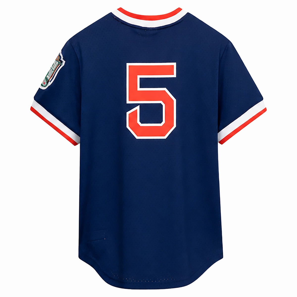 Boston Red Sox Nomar Garciaparra Mitchell & Ness Navy Big & Tall Cooperstown Mesh Batting Practice Jersey