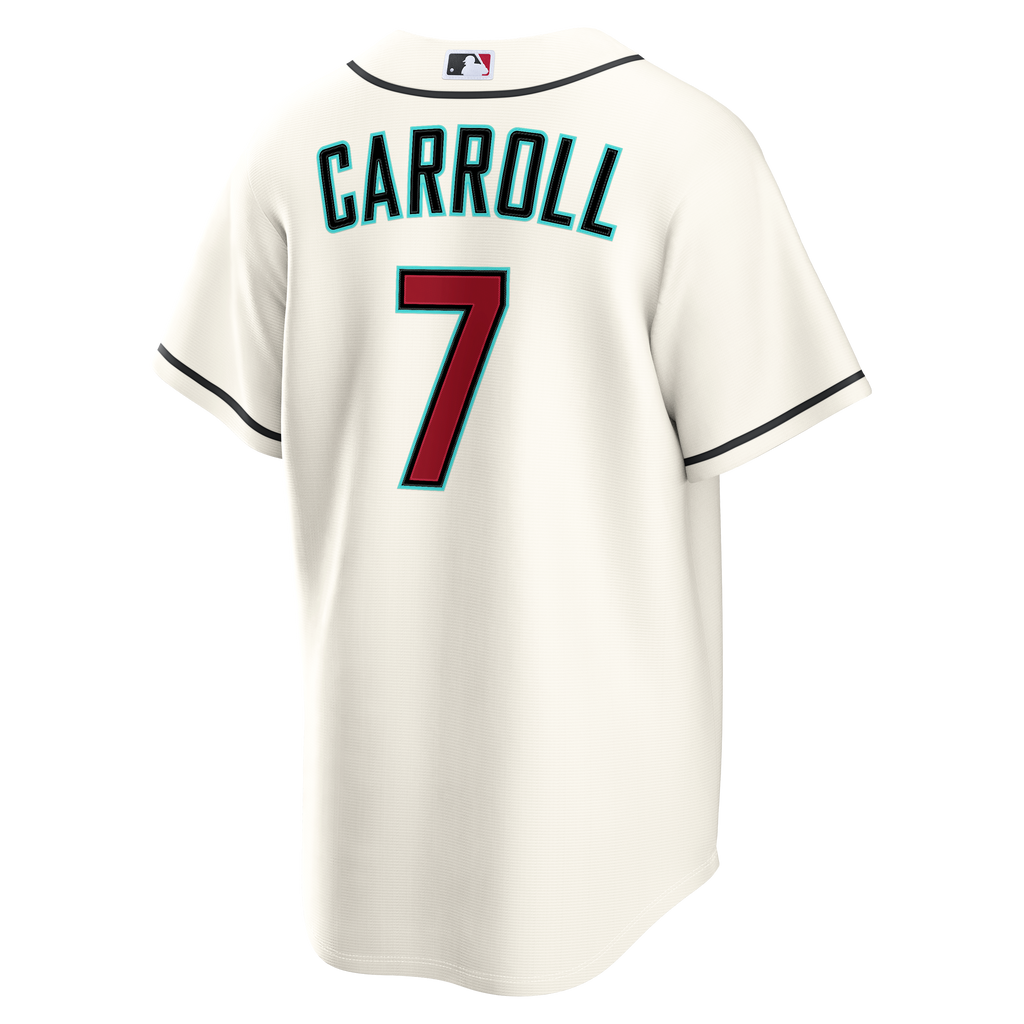 Arizona Diamondbacks Corbin Carroll Nike Cream Home Replica Jersey