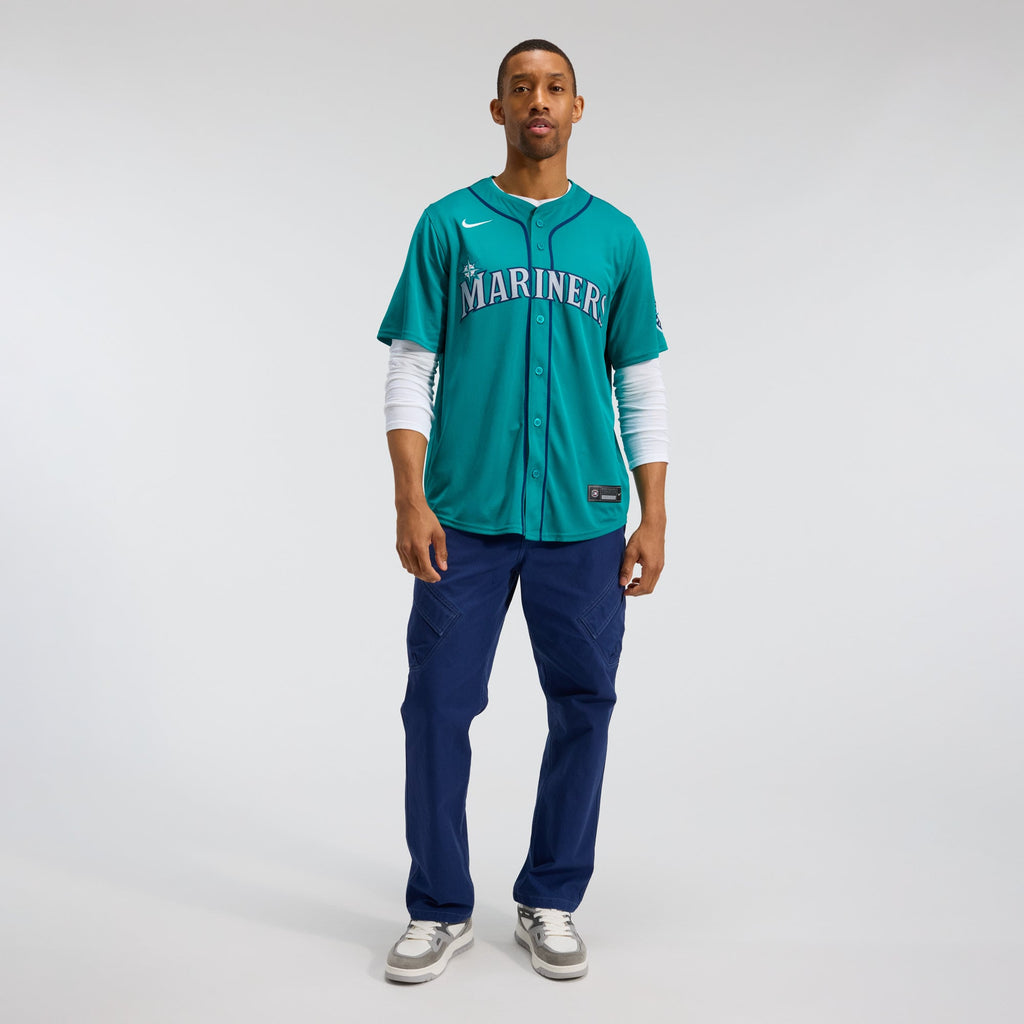 Seattle Mariners Cal Raleigh Nike Teal Alternate Limited Jersey