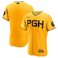 Pittsburgh Pirates Nike Gold City Connect Authentic Jersey
