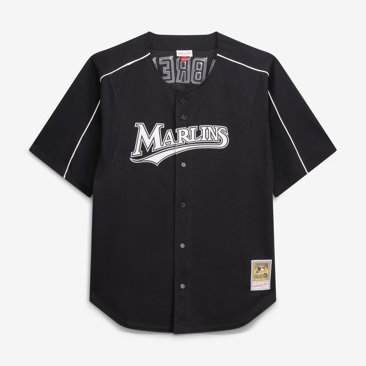 Miami Marlins Miguel Cabrera Mitchell & Ness Black Big & Tall Cooperstown Mesh Batting Practice Jersey