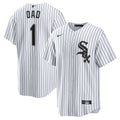 Chicago White Sox Nike White #1 Dad Home Replica Jersey