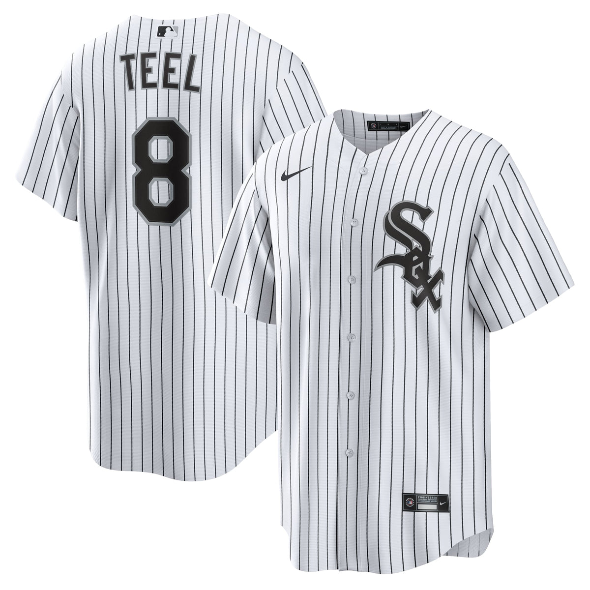 Chicago White Sox Kyle Teel Nike White Home Replica Jersey