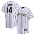 Colorado Rockies Ezequiel Tovar Nike White Home Replica Jersey