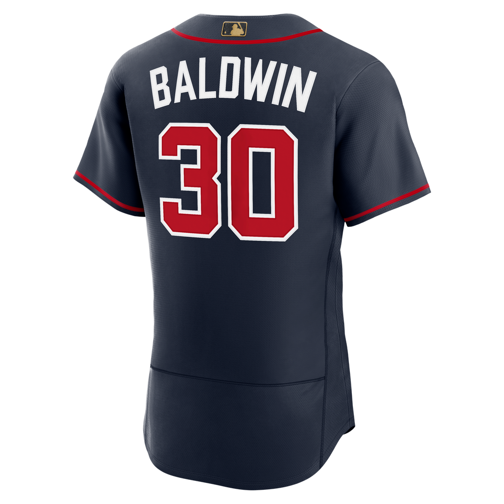 Atlanta Braves Drake Baldwin Nike Navy Alternate MLB Awards Authentic Jersey