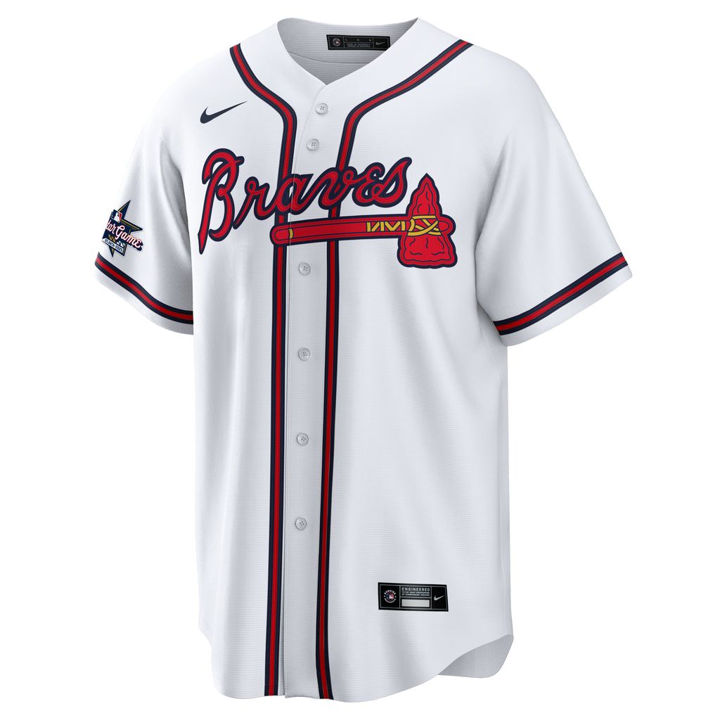 Atlanta Braves Nike White Home Replica Team Jersey