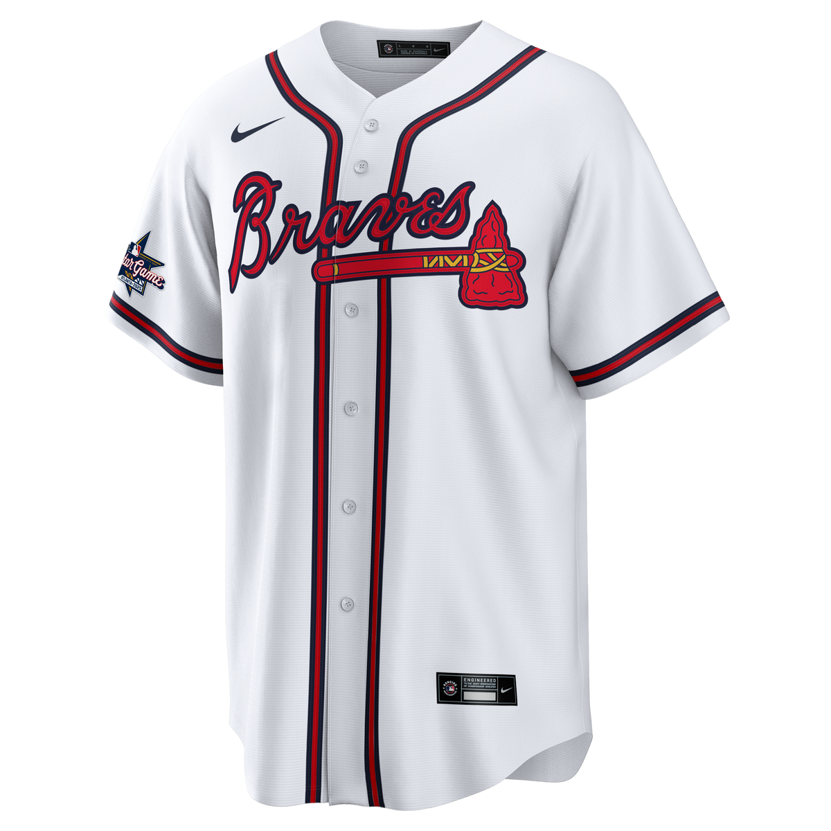 Atlanta Braves Nike White Home Replica Team Jersey