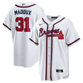Atlanta Braves Greg Maddux Nike White Home Retired Player Replica Jersey