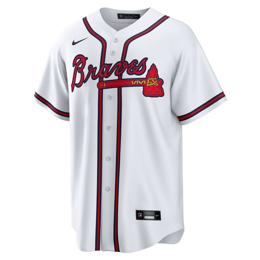 Atlanta Braves Spencer Strider Nike White Replica Player Jersey