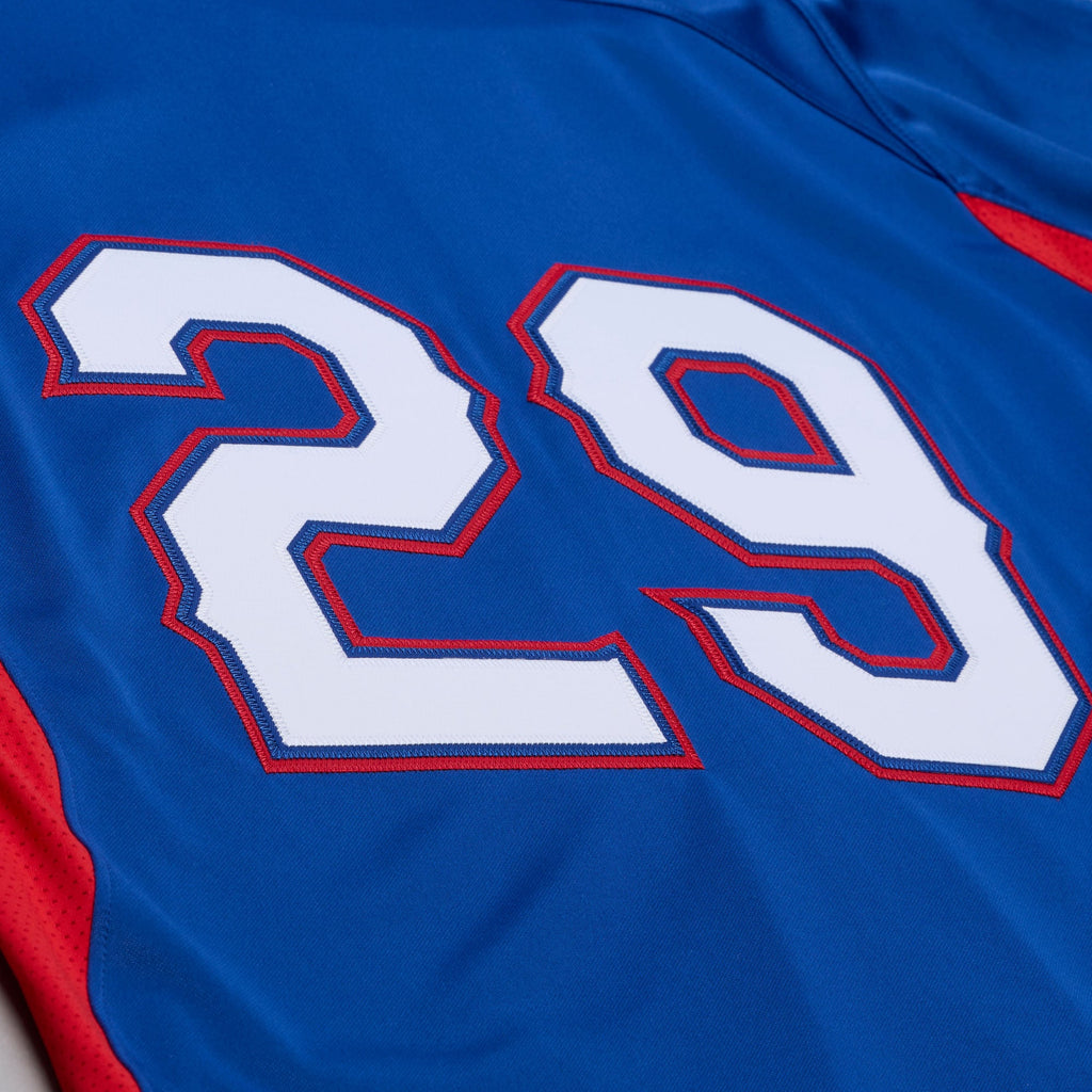 Texas Rangers Adrian Beltre Mitchell & Ness Royal Cooperstown Mesh Batting Practice Button-Up Jersey