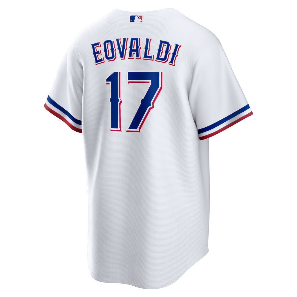 Texas Rangers Nathan Eovaldi Nike White Home Replica Player Jersey