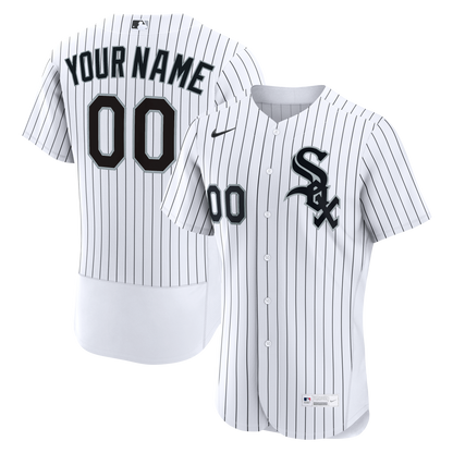 Chicago White Sox Nike White Home Authentic Custom Jersey