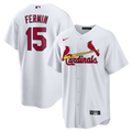 St. Louis Cardinals José Fermín Nike White Home Replica Jersey