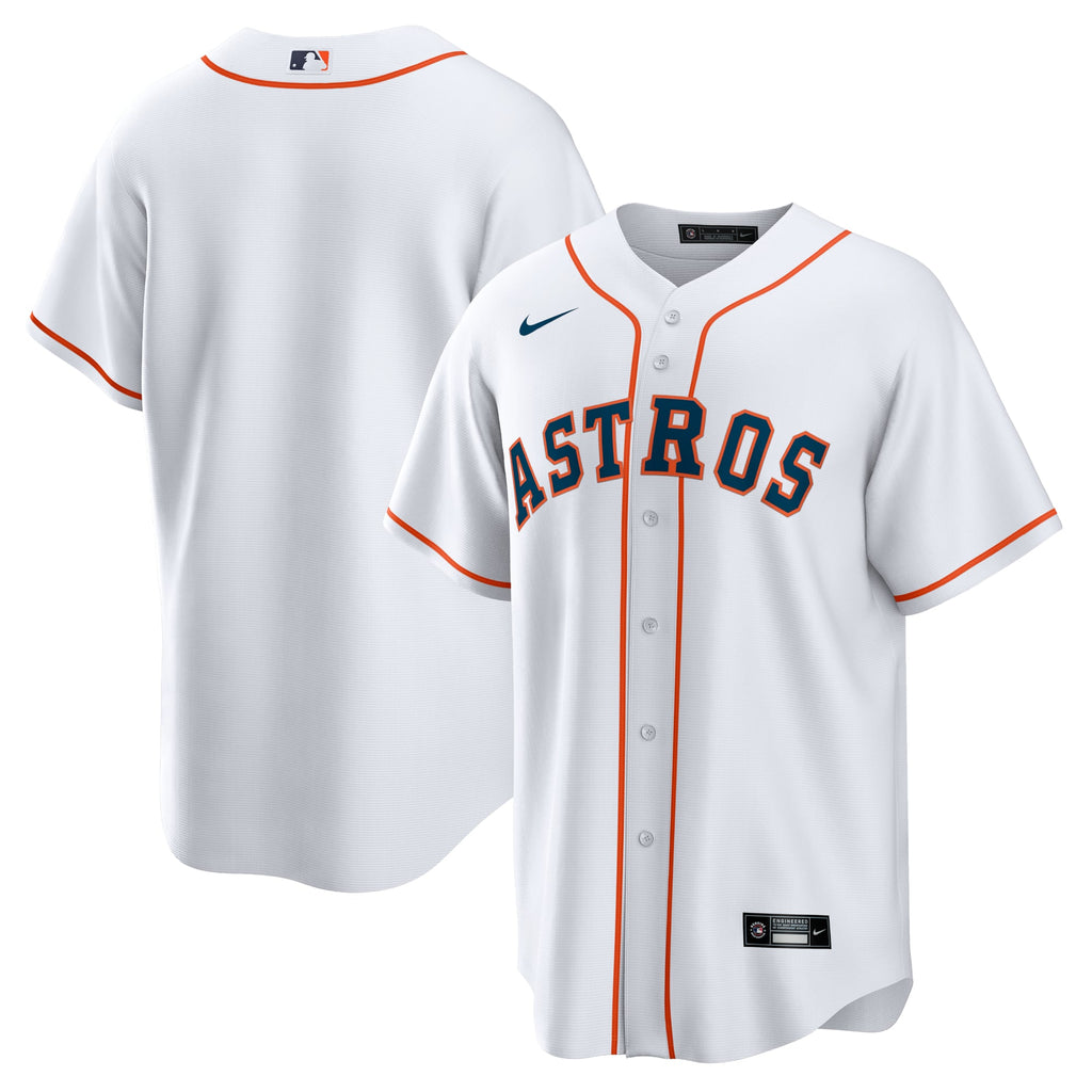 Houston Astros Nike White Home Replica Team Jersey