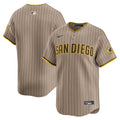 San Diego Padres Nike Khaki Alternate Limited Jersey
