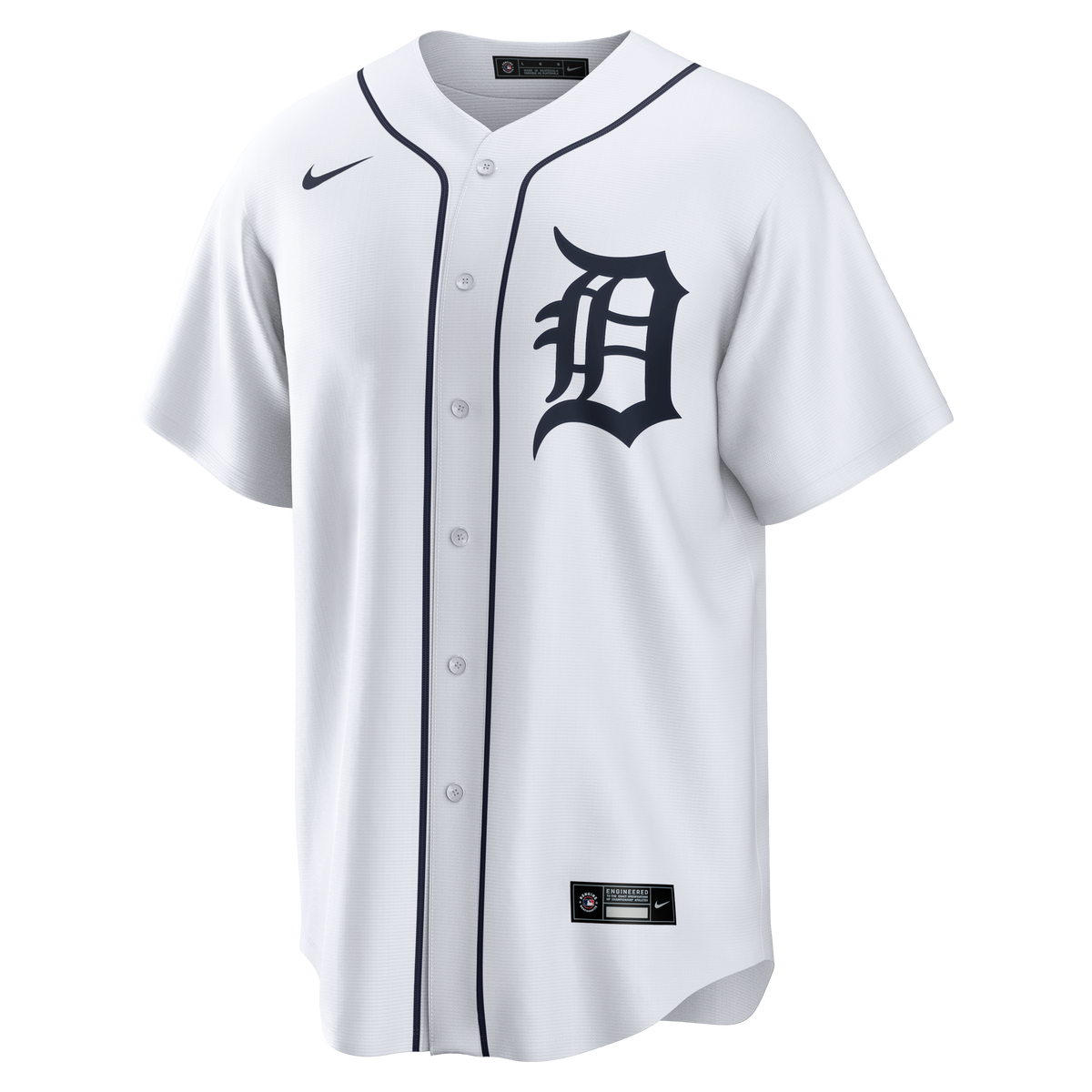 Detroit Tigers Justin Verlander Nike White Home Replica Jersey