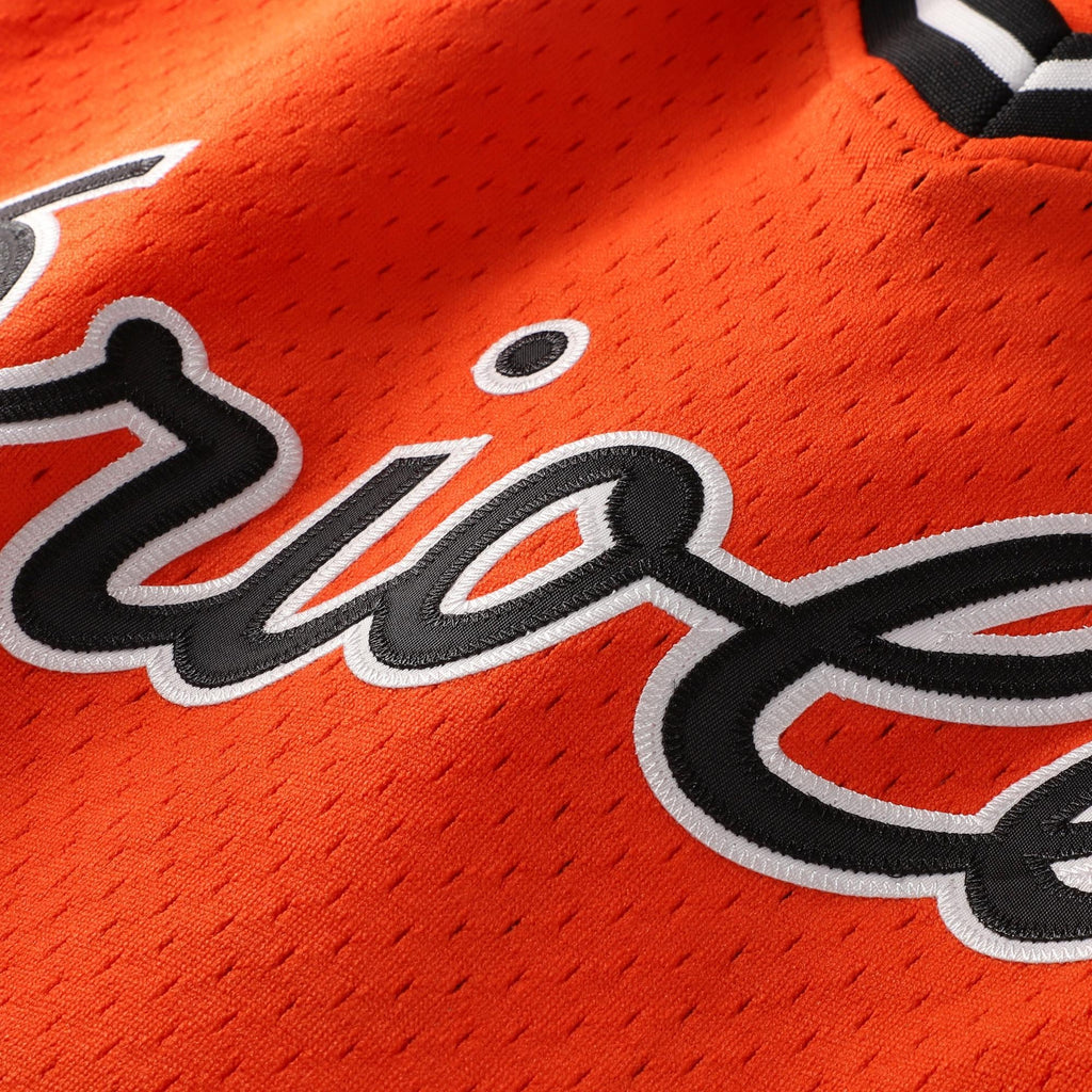 Baltimore Orioles Cal Ripken Jr. Profile Orange Big & Tall Cooperstown Collection Mesh Batting Practice Jersey