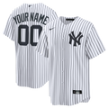 New York Yankees Nike White Home Stadium Custom Jersey