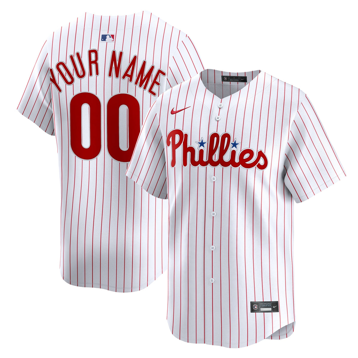 Philadelphia Phillies Nike Light Blue Alternate Limited Custom Jersey