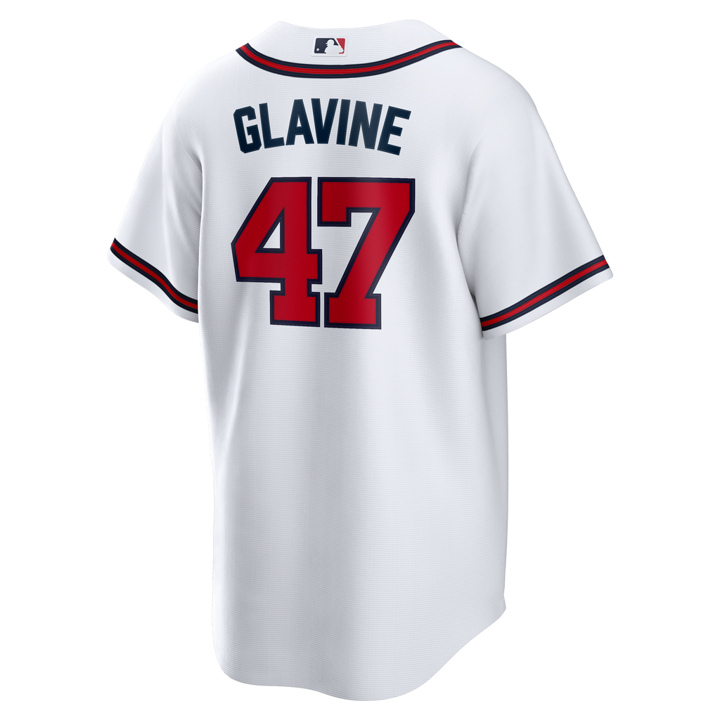 Atlanta Braves Tom Glavine Nike White Home Retired Player Replica Jersey