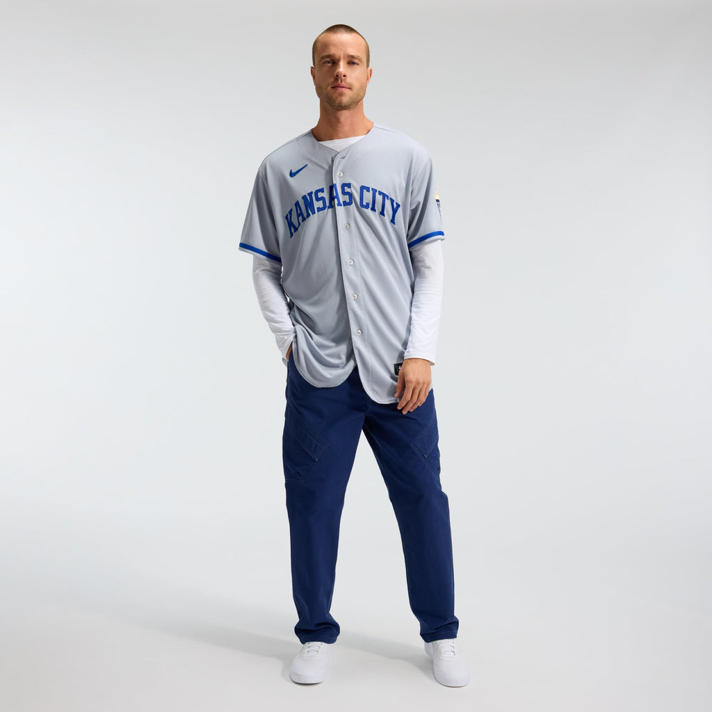 Kansas City Royals Nike Gray 2022 Road Authentic Jersey