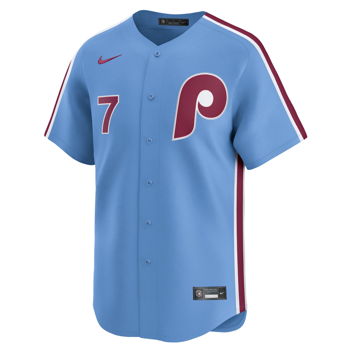 Philadelphia Phillies Trea Turner Nike White Home Limited Player Jersey