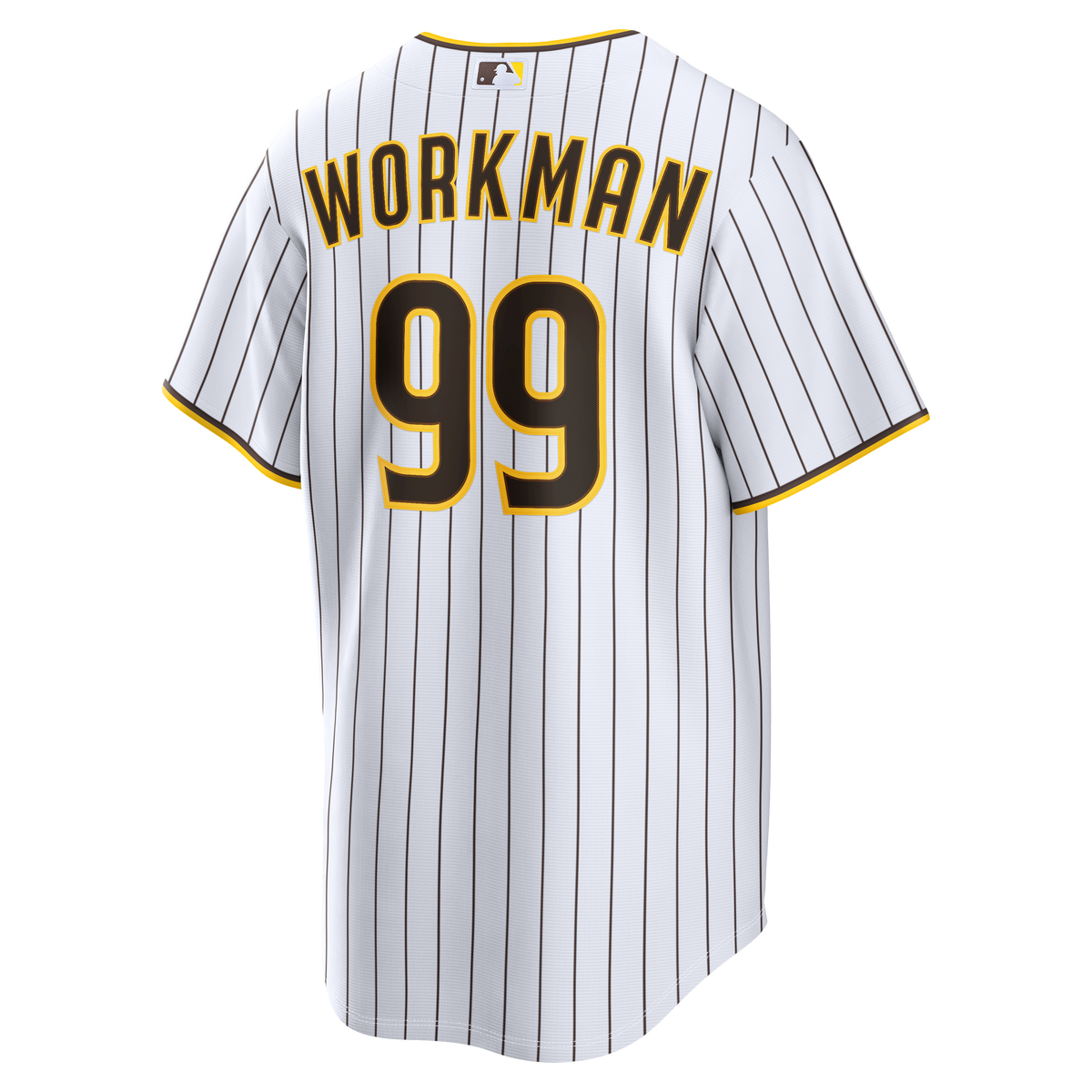 San Diego Padres Gage Workman Nike White Home Replica Jersey