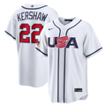 USA Baseball Clayton Kershaw Nike White 2026 World Baseball Classic Home Stadium Jersey